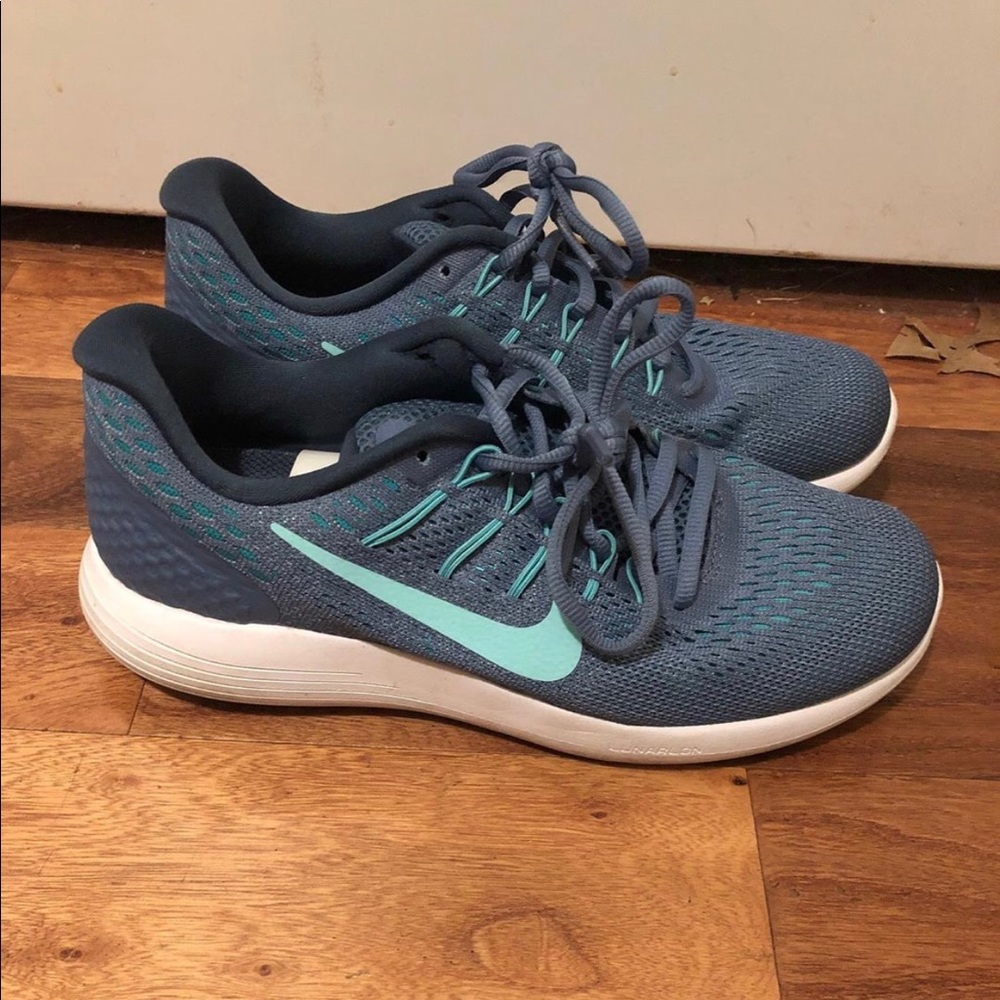 Blue Nike Running Shoes